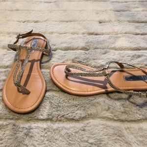 INC WOMEN'S FLAT SANDALS - SIZE 6
